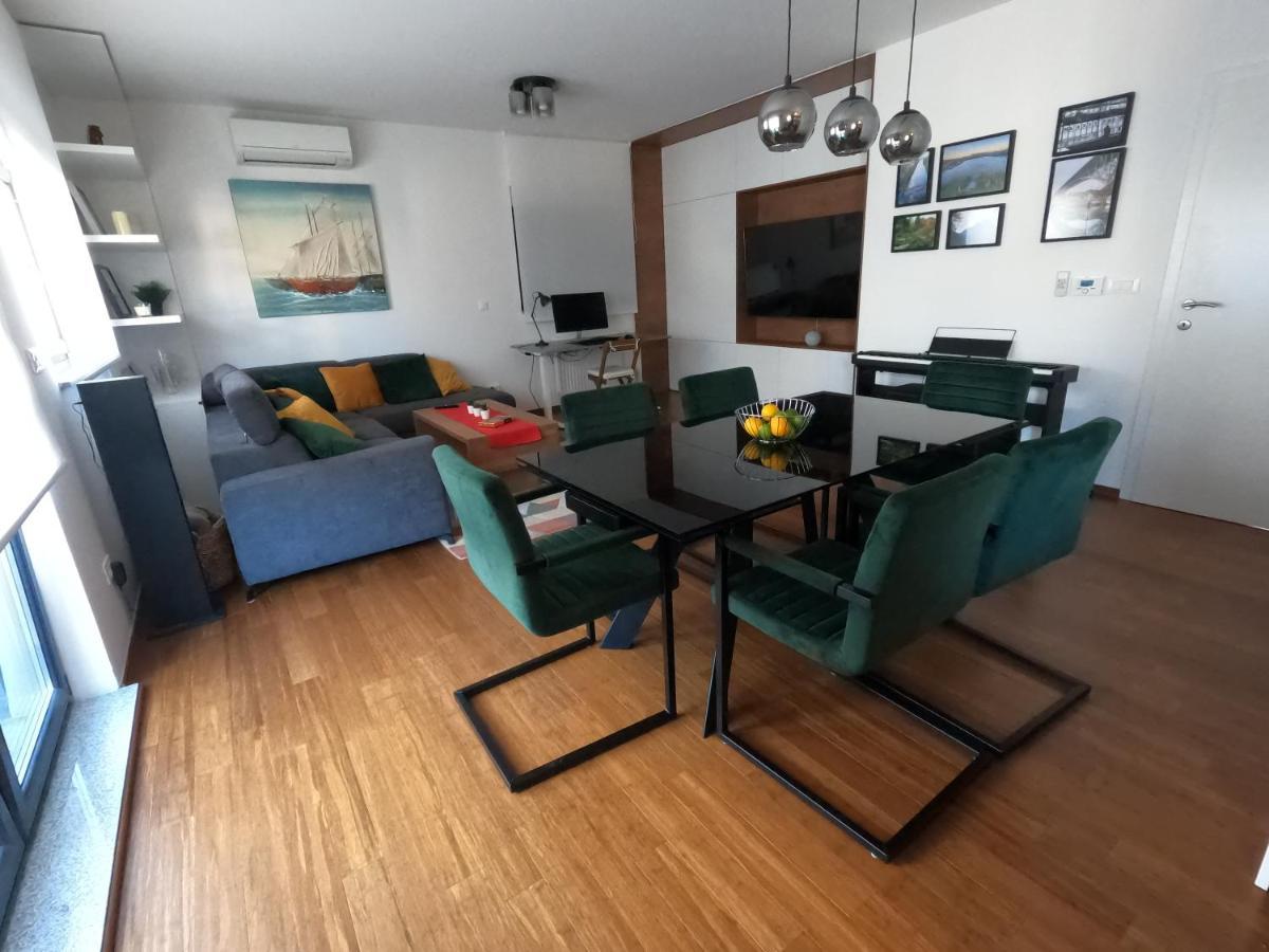 Modern 4-Star Luxury Apt - Wfh Ready, Free Parking Zagreb Eksteriør bilde